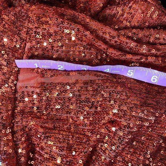 Rachel Rachel Roy Harland Gown Sequin Red S - Picture 10 of 11